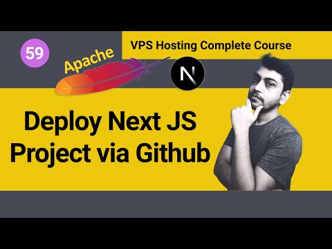 Deploy Next JS Project via Github on VPS Hosting Remote Server (Hindi)