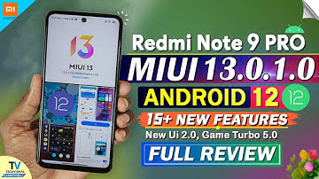 Redmi Note 9 Pro New MIUI 13.0.1.0 Android 12 Update Review | MIUI 13 Redmi Note 9 Pro New Update