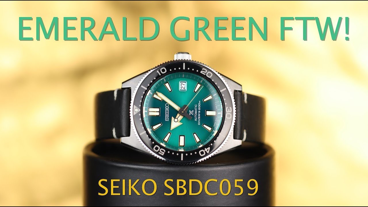 The Limited Edition SBDC059 Emerald Dial - YouTube