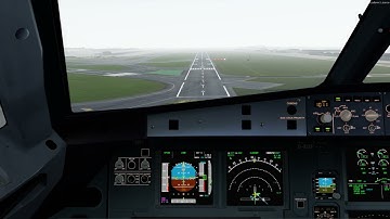 [P3Dv5.2HF1] FSLabs A320 Landing in EBBR