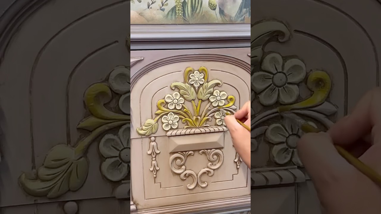 Whimsical And Enchanting Furniture Makeover: Decoupage Fiber Adds Amazing Character To DIY Projects!