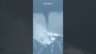 Rare twister spotted on top of a Montana mountain screenshot 2