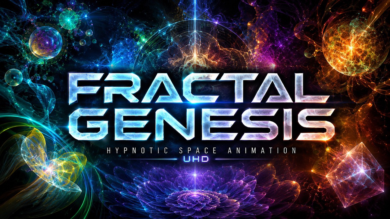 Fractal Genesis | Hypnotic Space Animation UHD #4kvideo #space #vfx