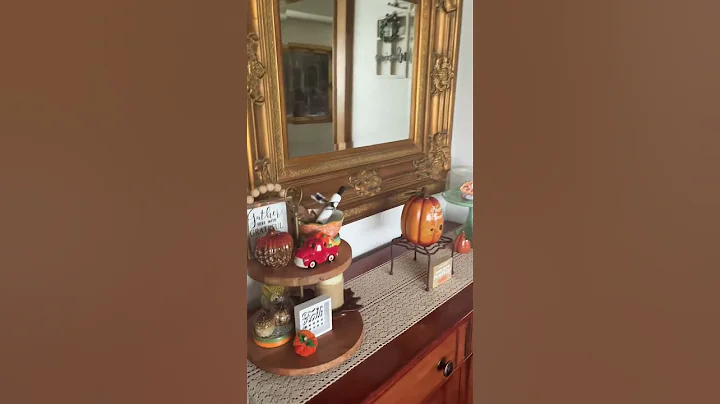 Fall Decor for formal living