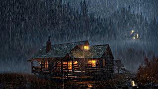 ♫ Natural Raining Sounds at Night Sleep Music, Study Music, Meditation Music screenshot 2
