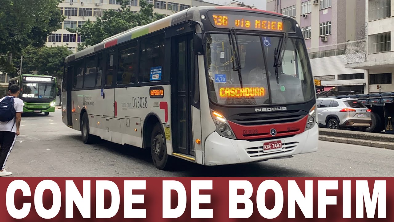 Rua Conde de Bonfim - RJ - Movimentação de ônibus #147