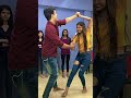 Couple dance  behind the scenes of team stars shorts dance