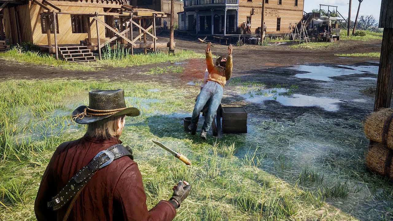 Red Dead Redemption 2 - Забавные и жестокие тряпичные куклы, том 194 [4K/60FPS]