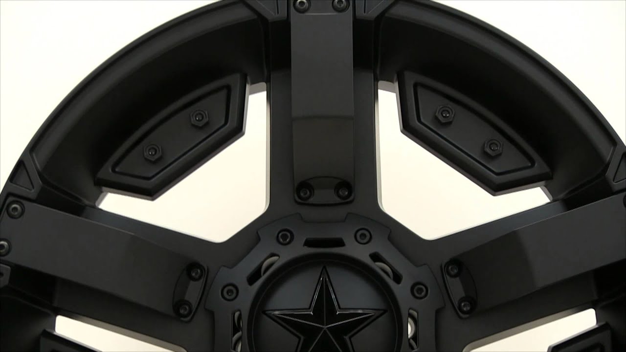 XD Series Rockstar II XD811 Matte Black Wheels Rims 22x9.5 - YouTube