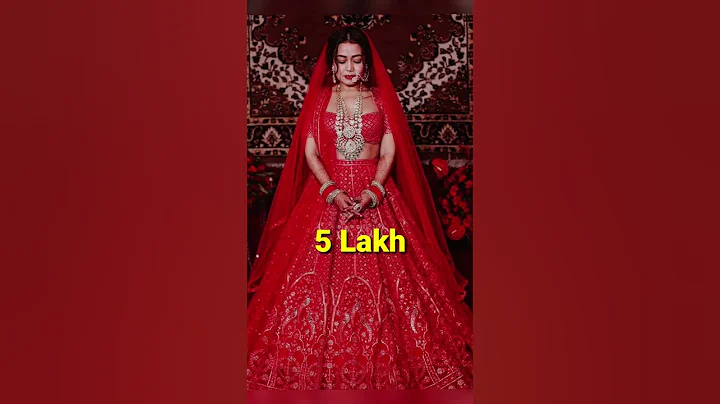 Bollywood actress wedding lehenga price #shorts #youtubeshorts #shortsvideo #actress #lehenga