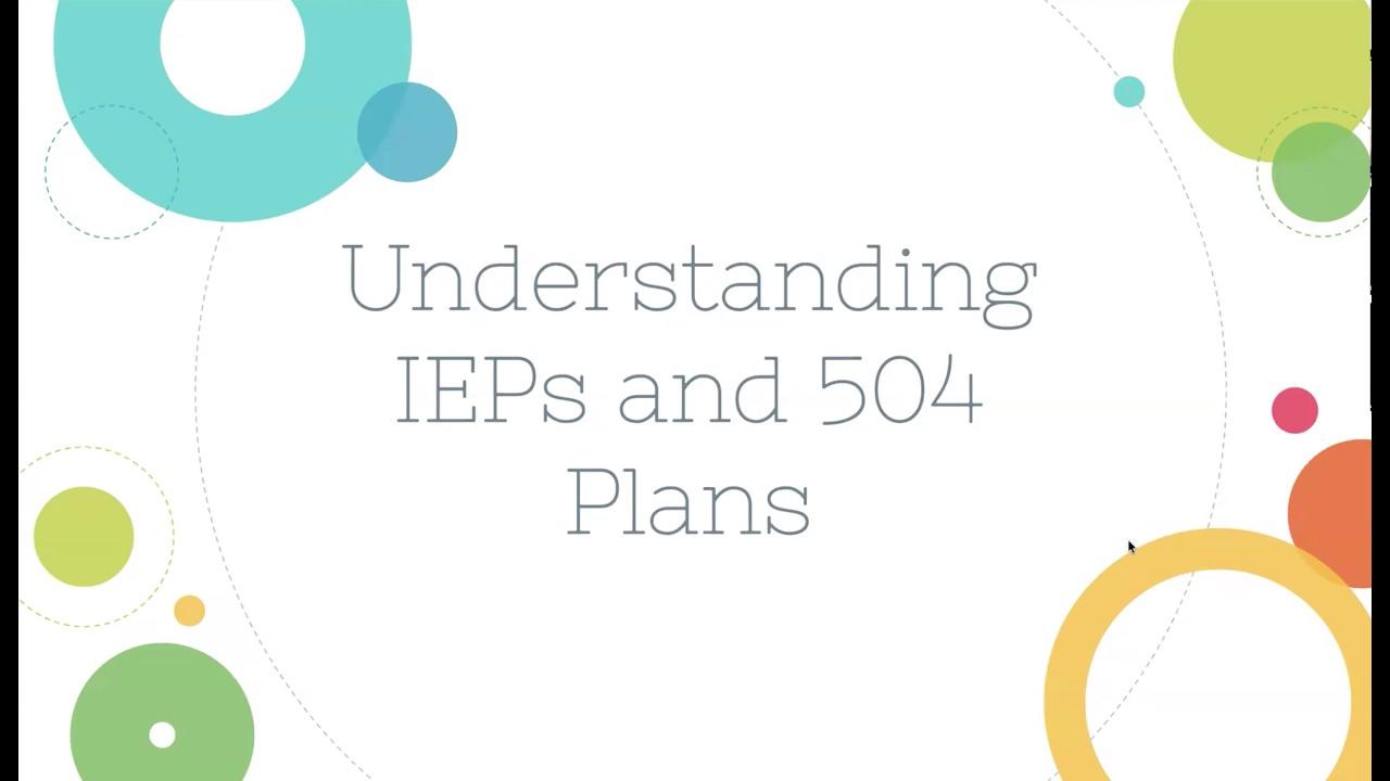 Navigating Education: IEP & 504 — MCC special needs webinar video thumbnail