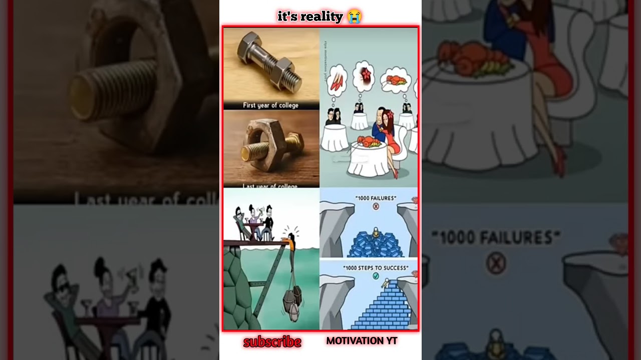 it's realit 😂Why Most People Fail vs. Why Few Succeed