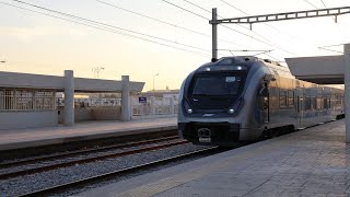 SNCFT EMU RFR 57 Train Ride Line E From Tunis To Bougatfa FULL ROUND TRIP (Passenger View)