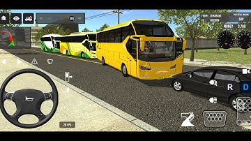 🔥 Bus Simulator : 3D Bus Games:Bus Simulator Indonesia traffic #bus #game
