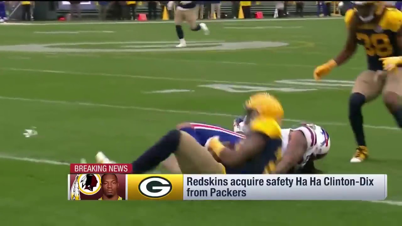 Breaking News Washington Redskins acquire safety Ha Ha Clinton Dix from Packers
