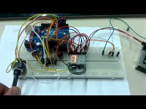Έλεγχος Οθόνης 7 segment με Arduino