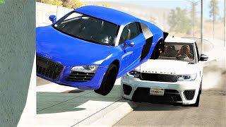 High Speed Street Racing Crashes #27 - BeamNG Drive | CRASHdriven