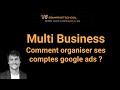 Multi business  comment organiser ses comptes google ads 