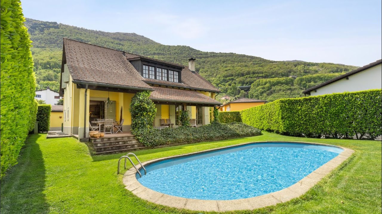 Villa Provence for SALE Ticino Switzerland Pellegri Real Estate