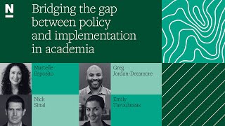 Celebrity Bridging the gap between policy and implementation in academia Profile