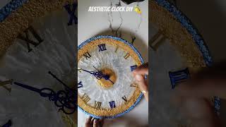 I Turned a Simple Clock into Luxury Wall Art 😱✨#shorts #viral #diy #resin