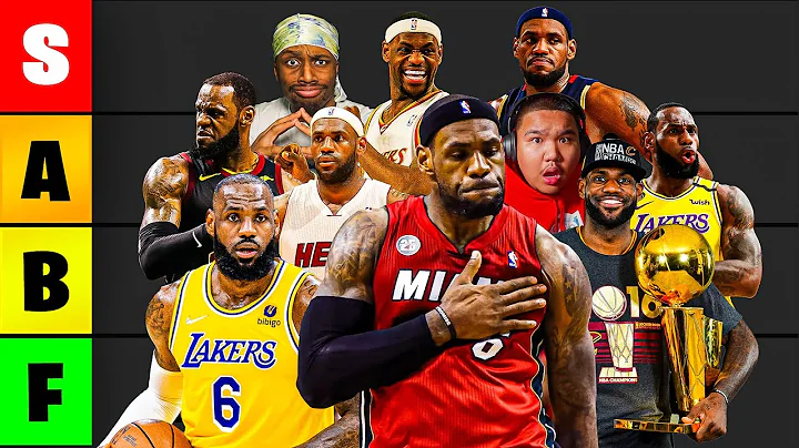 RANKING EVERY LEBRON SEASON EVER