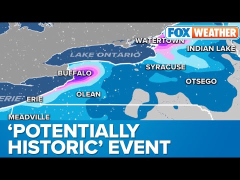 'Potentially Historic' Lake-Effect Snow Event Could Hit Buffalo Later This Week