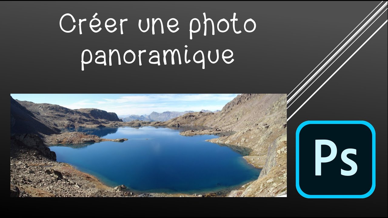 Créer une photo panoramique avec Photoshop - YouTube