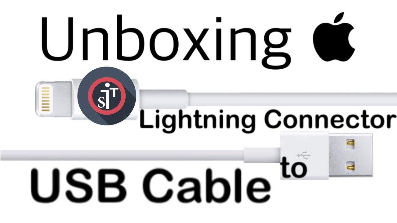 Unboxing Apple Lightning Connector to USB Cable