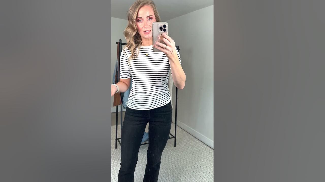 Steven Striped Top Try On (S) - YouTube
