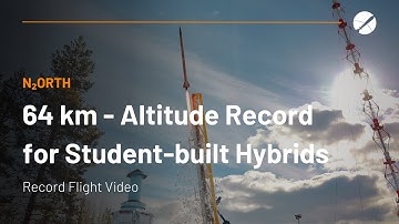 N₂ORTH Rocket | 64.4 km / 211,000 ft - Student Hybrid Rocket Altitude Record