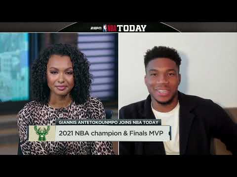 Giannis antetokounmpo joins nba today to chat all about his journey to the nba