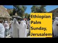 Palm Sunday procession among Ethiopian Christians - Church of the Holy Sepulchre, Jerusalem