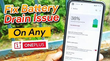 How to Fix Battery Drain in Oneplus 11R/10R  | Oneplus Battery Drain fix