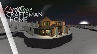 Bloxburg : Christmas Craftsman Home