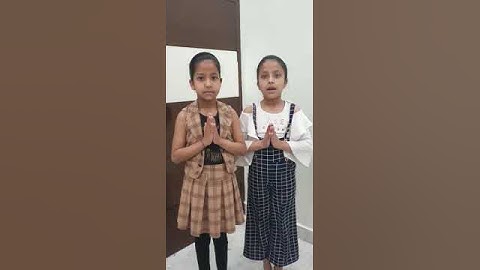 #Every Drop Counts# Aditi and Kashish Students of Class 5A1 and 4A1 of DAV Thermal making an appeal