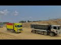 Best Dump Truck Bulldozer Working - BulldozerPushing Soils &amp; Dump Truck Unloading Soils