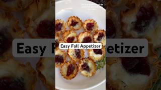 Easiest Fall Appetizer Cranberry-Brie Bites