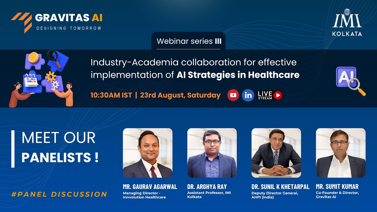 Industry Academia Collaboration of AI strategies in Healthcare