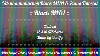 Video thumbnail of "[Black MIDI] Chained | 12 345 678 Notes | Danify"