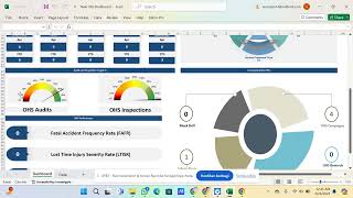HSE Dashboard Excel , Mudah Banget !!!!!