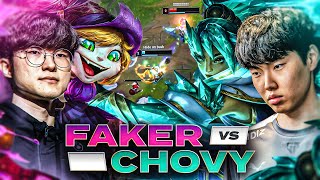 FAKER finds CHOVY in KOREAN SOLOQ... *WORLDS PREVIEW?*