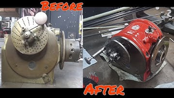 Brown and sharpe dividing head clean up and rebuild probably not a real restoration 