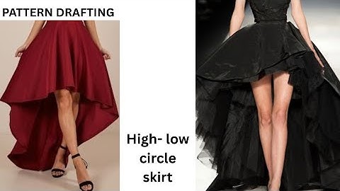 How to Draft a High-Low Circle Skirt Pattern | Step-by-Step Sewing Tutorial