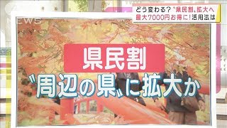 「県民割」来月から拡大で何がどうお得に？活用法は(2021年11月12日)