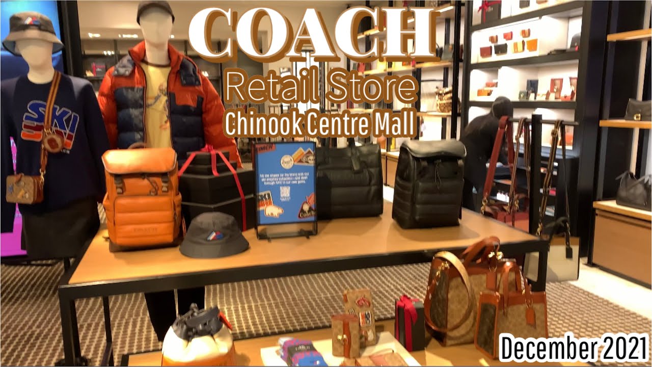 COACH RETAIL STORE in Chinook Centre Mall Calgary Alberta / Newest and