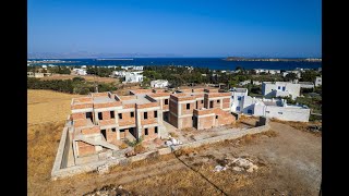RE/MAX PRIME: New Two Storey Complex of 10 Apartments for Sale, Dryos - Paros, 611,50 sq.m.