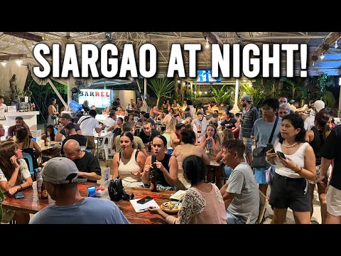 Siargao Nightlife - Philippines 4K 🇵🇭 