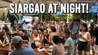 Siargao Nightlife  Philippines 4K  | Night Scenes + Hottest Bars & Famous Restaurants