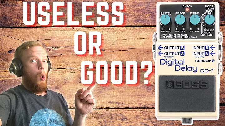 The Boss DD7 Pedal